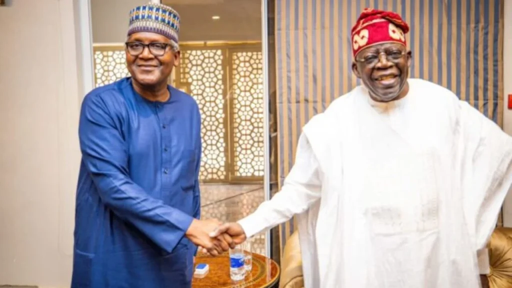 Dangote thanks President Tinubu for the revolutionary change in the Oil and Gas sector to save Nigeria