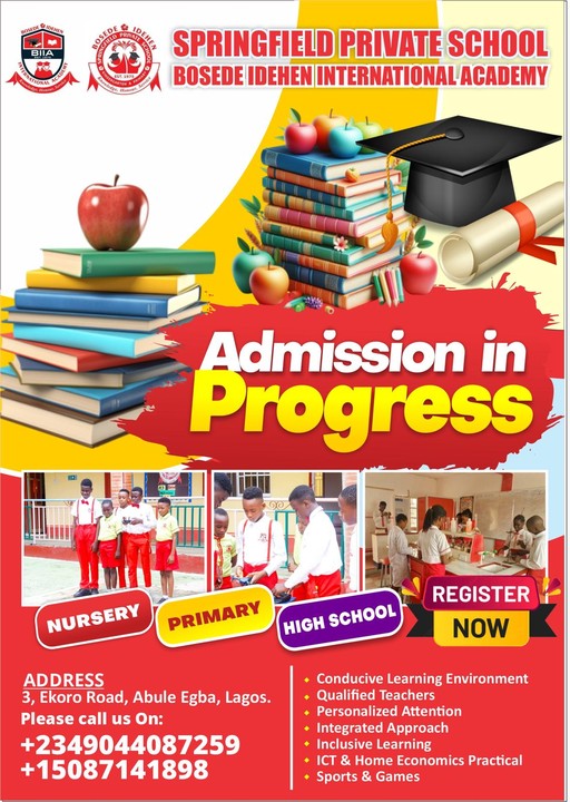 Building Future Leaders: Springfield Private School/BIIA Launches Into 2025/2026 Session