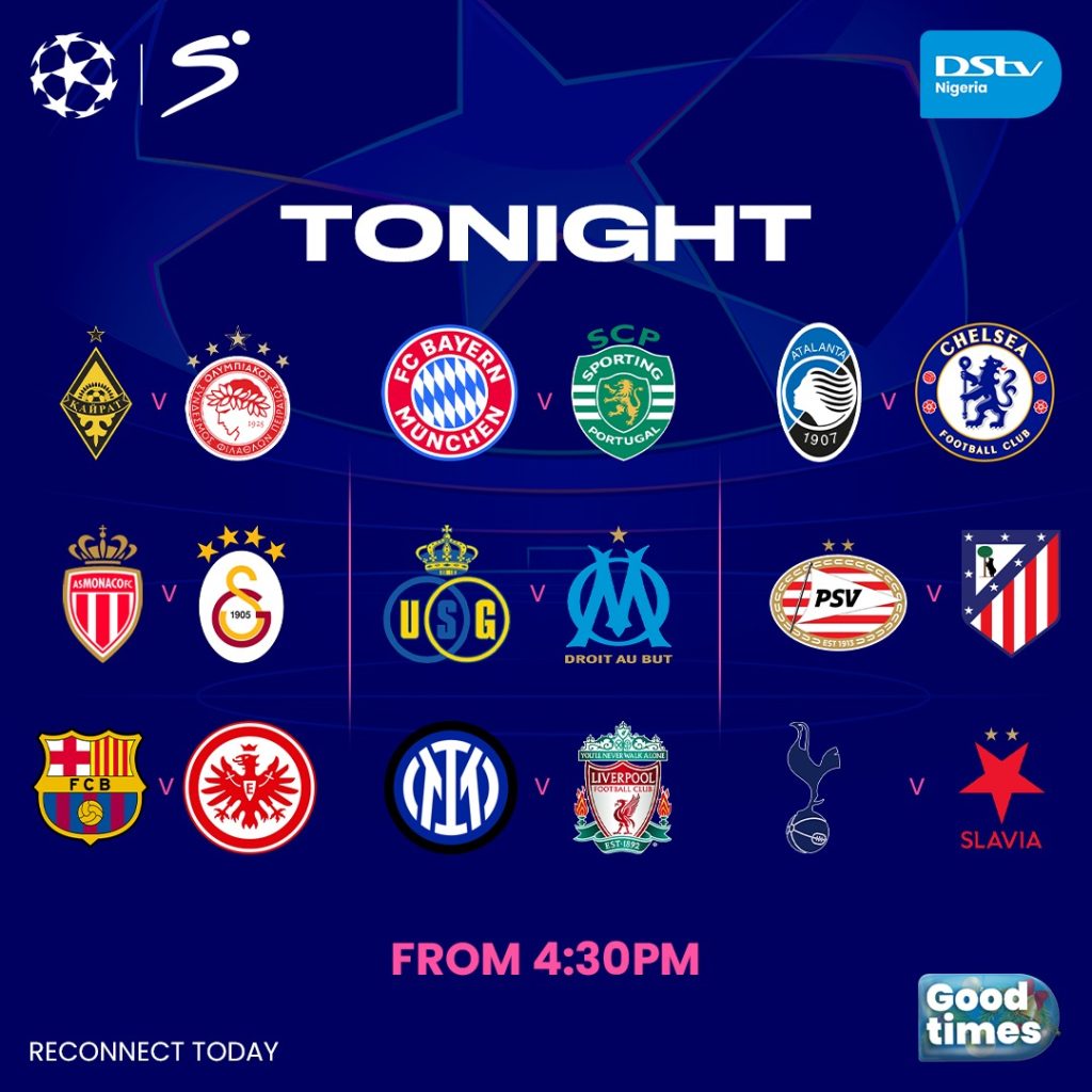 Real Madrid vs Man City, Inter vs Liverpool Headline UCL Line-Up Live on SuperSport