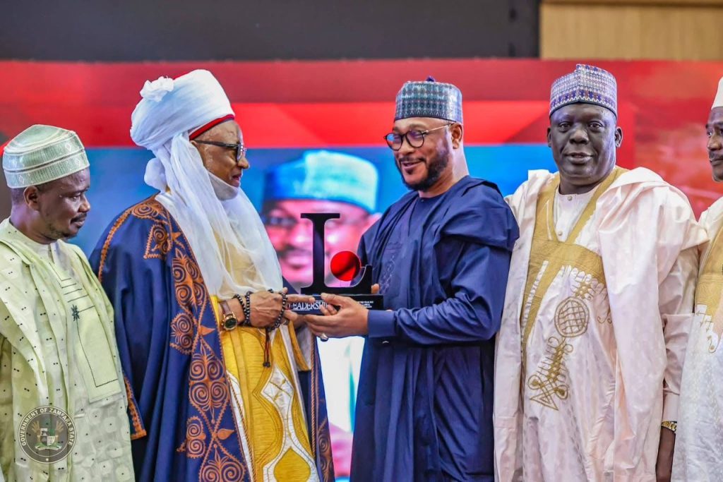 Governor Lawal Honored with Leadership Newspaper Governor of the Year Award, Pledges Continued Commitment to Zamfara’s Development