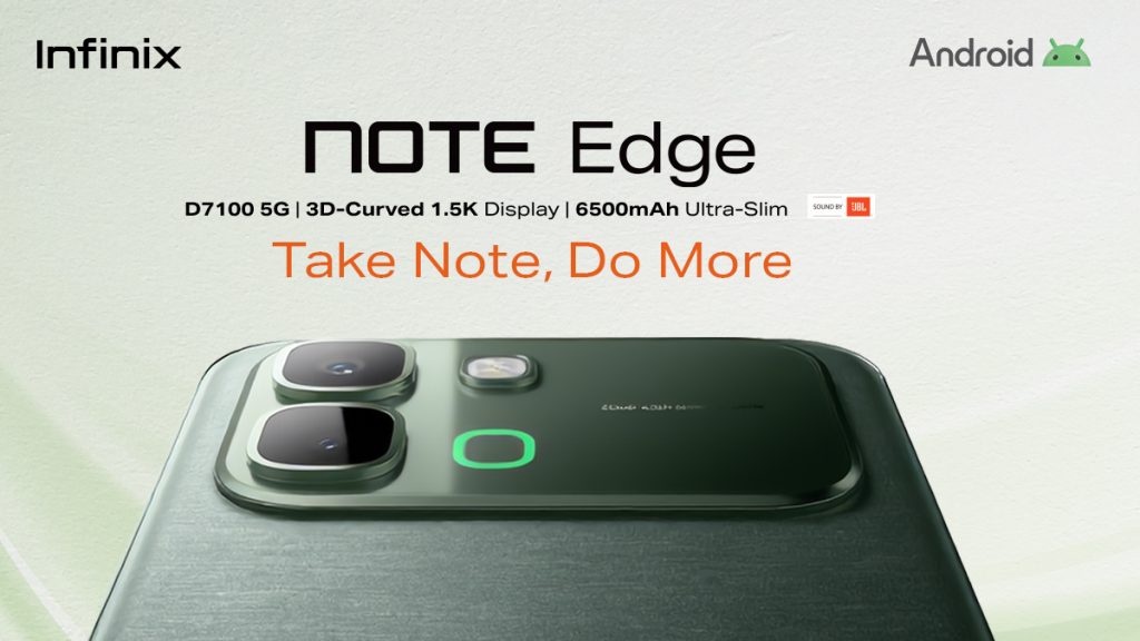 Infinix Launches NOTE Edge in Nigeria, Bringing Shimmering Elegance and All-Round 5G Performance to the Mid-Range Segment