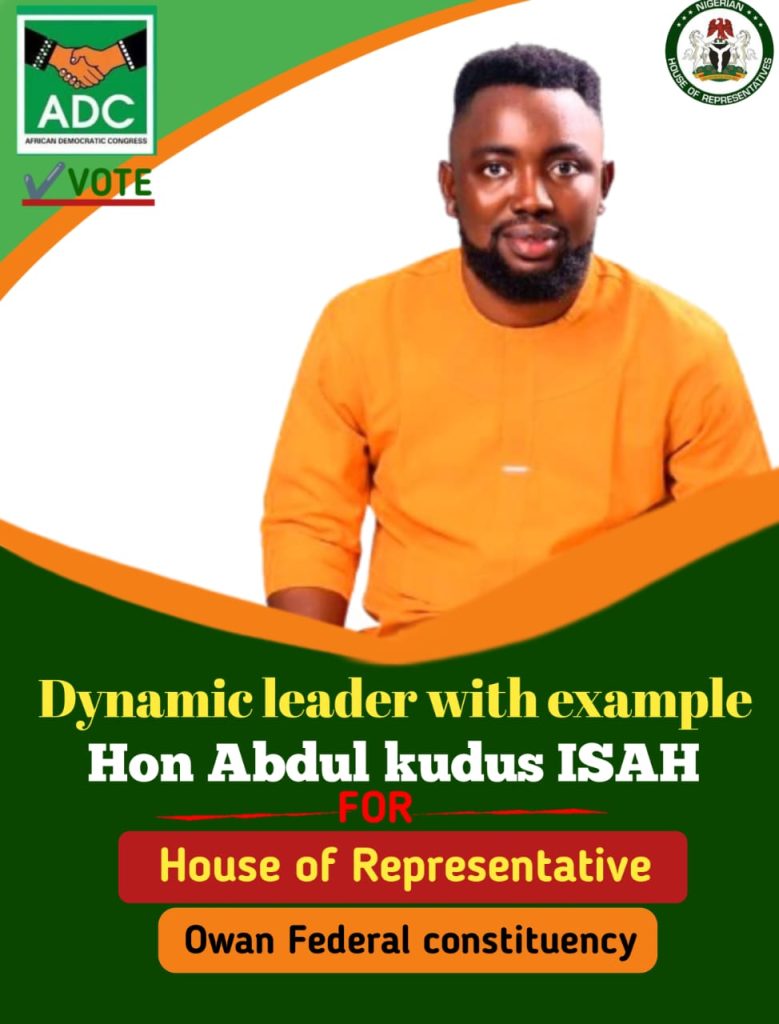 Strategic Leadership: Abdulkudus Isah Positioned as Frontrunner for Owan’s Federal Seat
