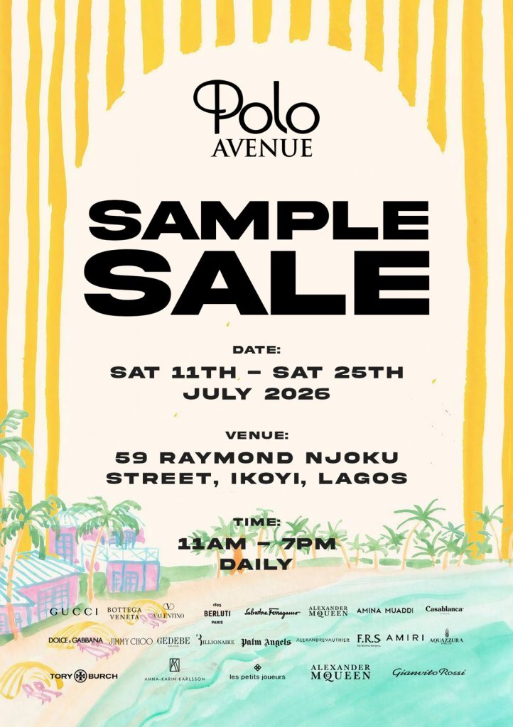 POLO AVENUE INVITES LAGOS TO ITS EXCLUSIVE 2026 SAMPLE SALE